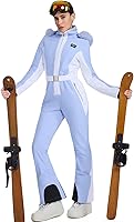 YEEFINE Women's One Piece Ski Suit: Waterproof Insulated Snowboard Jumpsuit Slim Fit for Skiing & Snowboarding