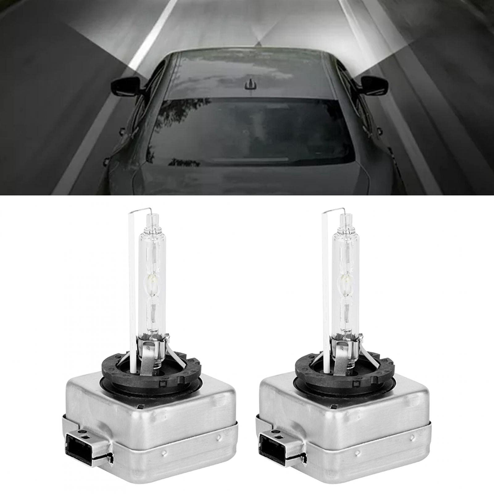 Ampoule blanche brillante au xénon, 2 ampoule blanche D1S 12V 6000K 35W de remplacement