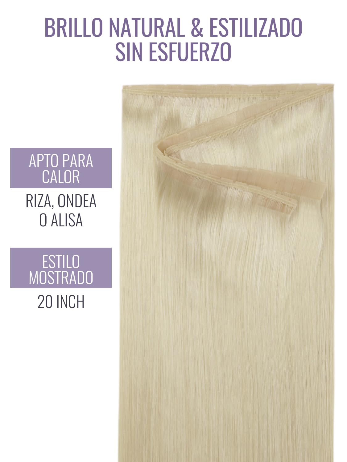 Fshine Extensión De Cabello Humano Butterfly Weft, 22 Pulgadas Rubia Platino 100 G, OVO Hole Micro Hand-Tied, Aporta Largo Y Brillo Glamuroso, Ideal Para Peinados De Novias O Estilo Profesional | Base De Pu, Butterfly Weft, PráCtica Para Mujeres Que Traba