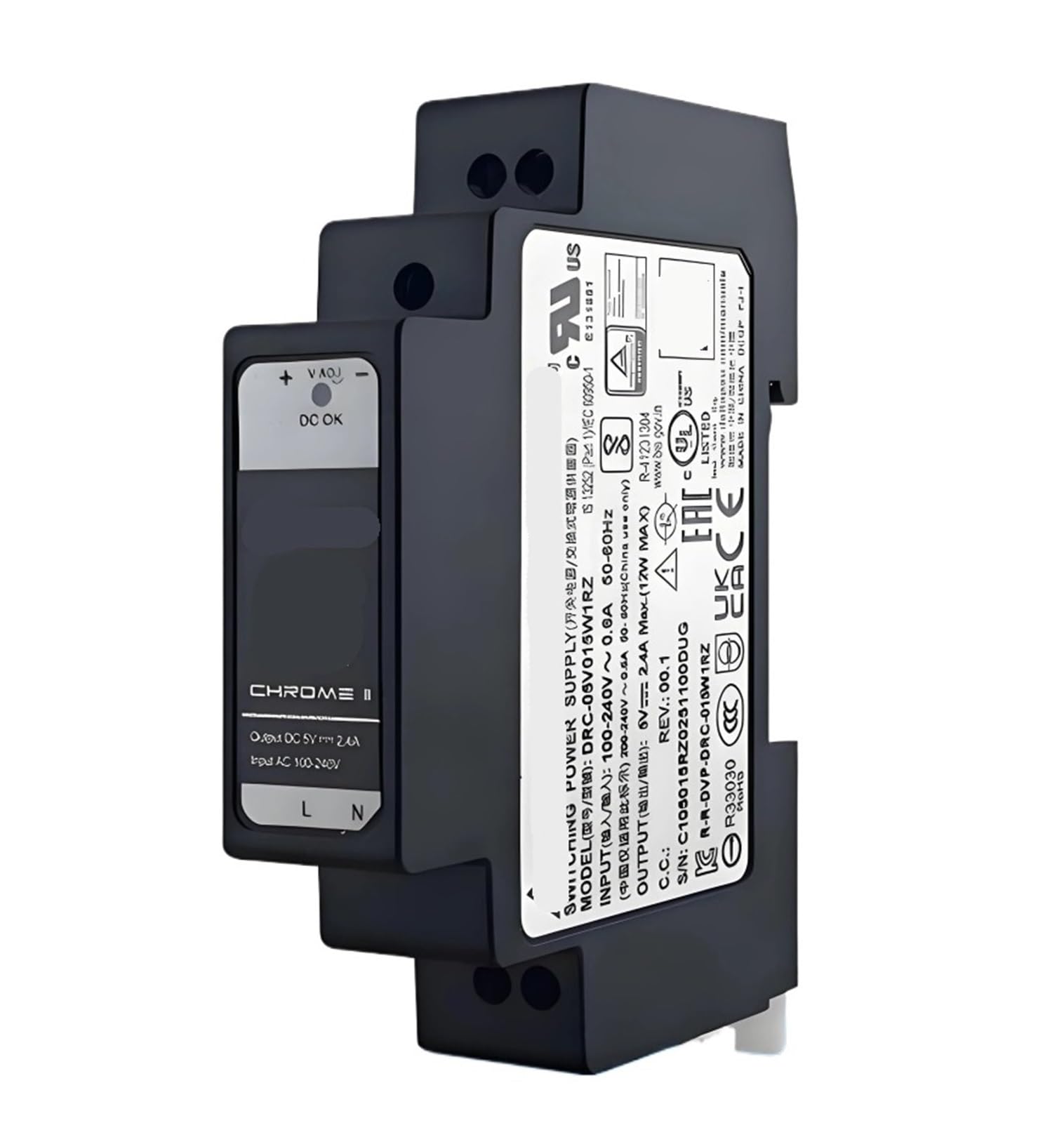 KSZHZYMGX Switch power supply 5V 12W 2.4A DRC-05V015W1RZ