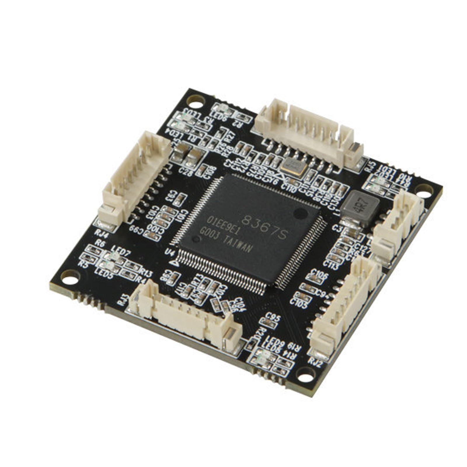 Modulo switch Gigabit Ethernet a 4 porte con scheda di sviluppo di rete integrata per uffici domestici e applicazioni IoTs piccoli switch Gigabit Ethernet