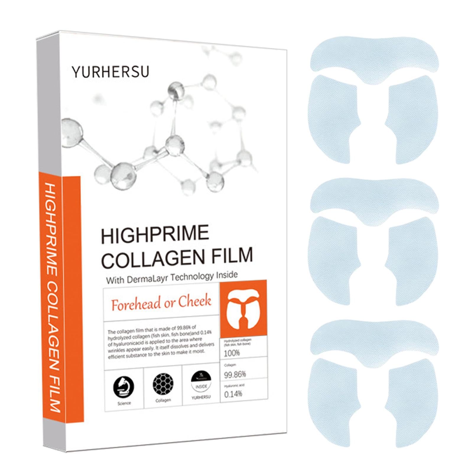 Highprime collagens Film & Mist Kit, Hydrating Masque - Nourisher Brightening Skin Masque, Nano Soluble collagens Film, Korea Highprime collagens Soluble Film