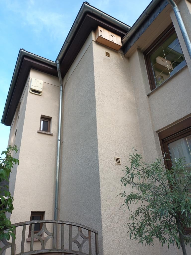 Fledermaus Fassaden Ganzjahresquartier aus Holzbeton |Winterquartier|Sommerquartier|Fledermausquartier|Fledermauswochenstube| Großraumhöhle|Fledermauskasten|Fledermaus-Haus|Selbstreinigend