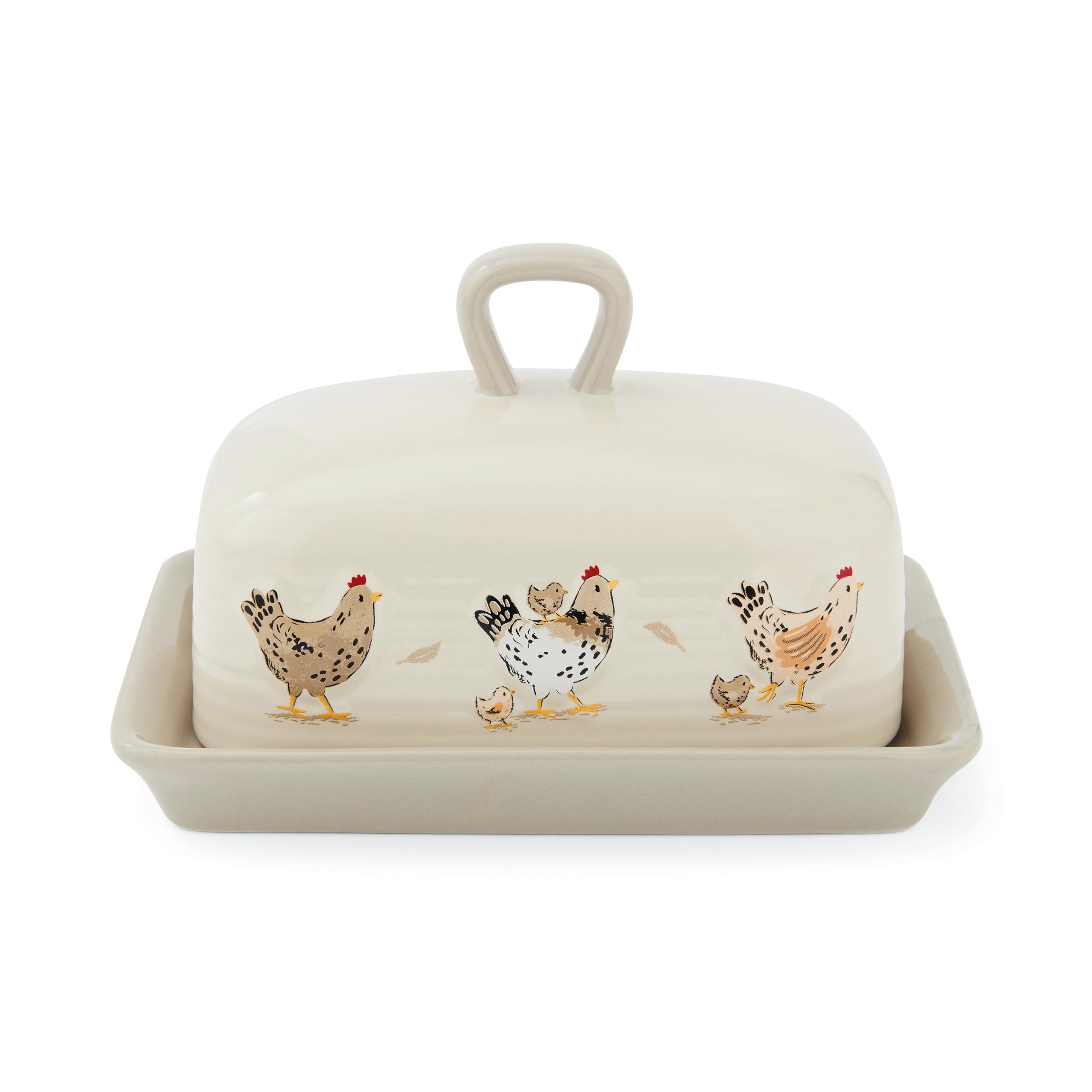 Cooksmart Hen House Lane Butter Dish from B&Q