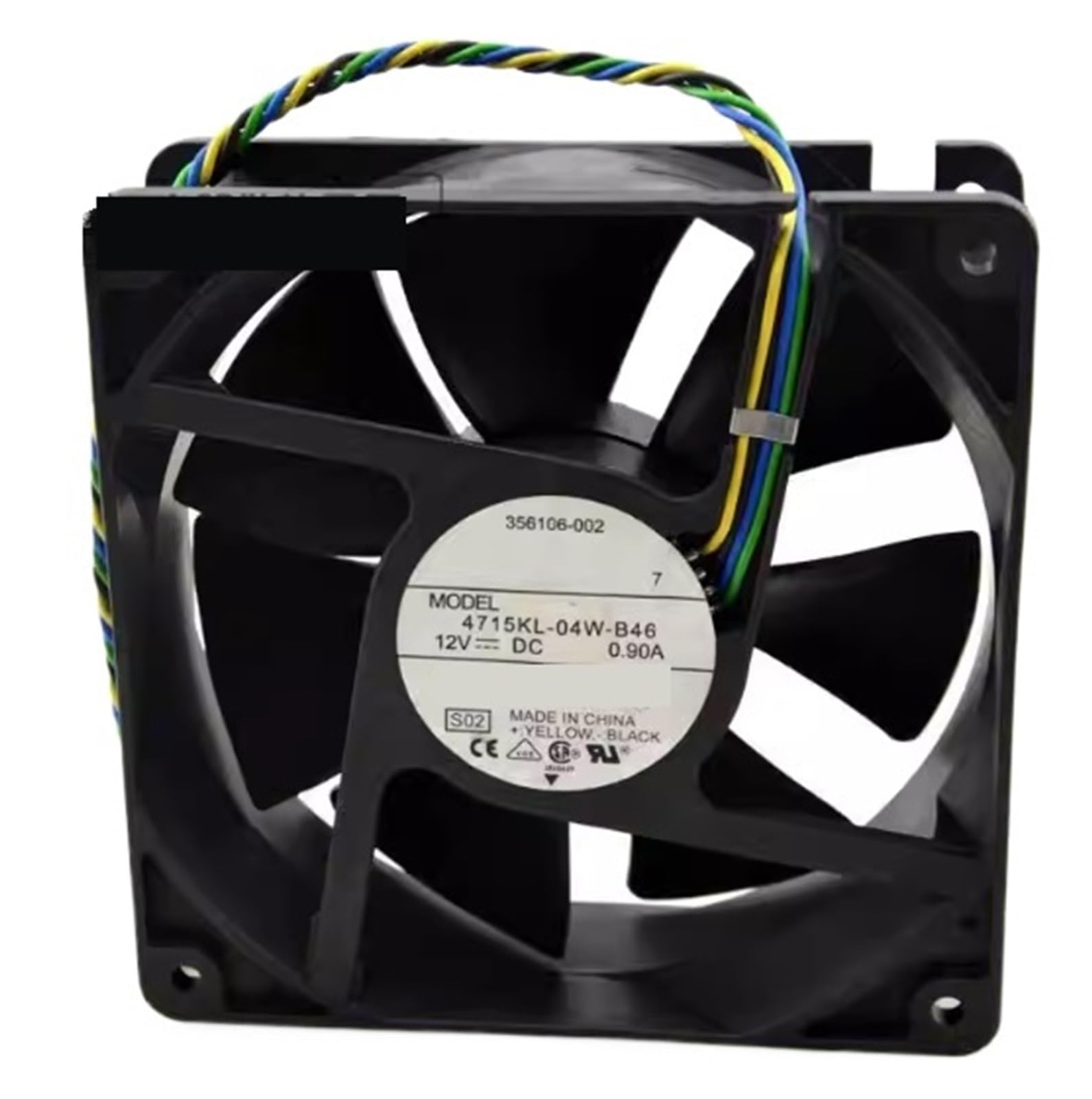 FSBNMNXPQ 12cm 12038 12V 0.9A 4715KL-04W-B46 4wire cooling Fan