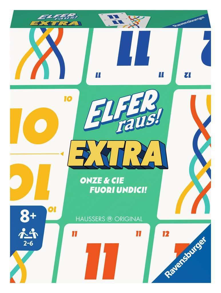 Ravensburger 20946 - Elfer raus! Extra Card Game for 2-6 Players, Classic from 8 Years, Extra Edition