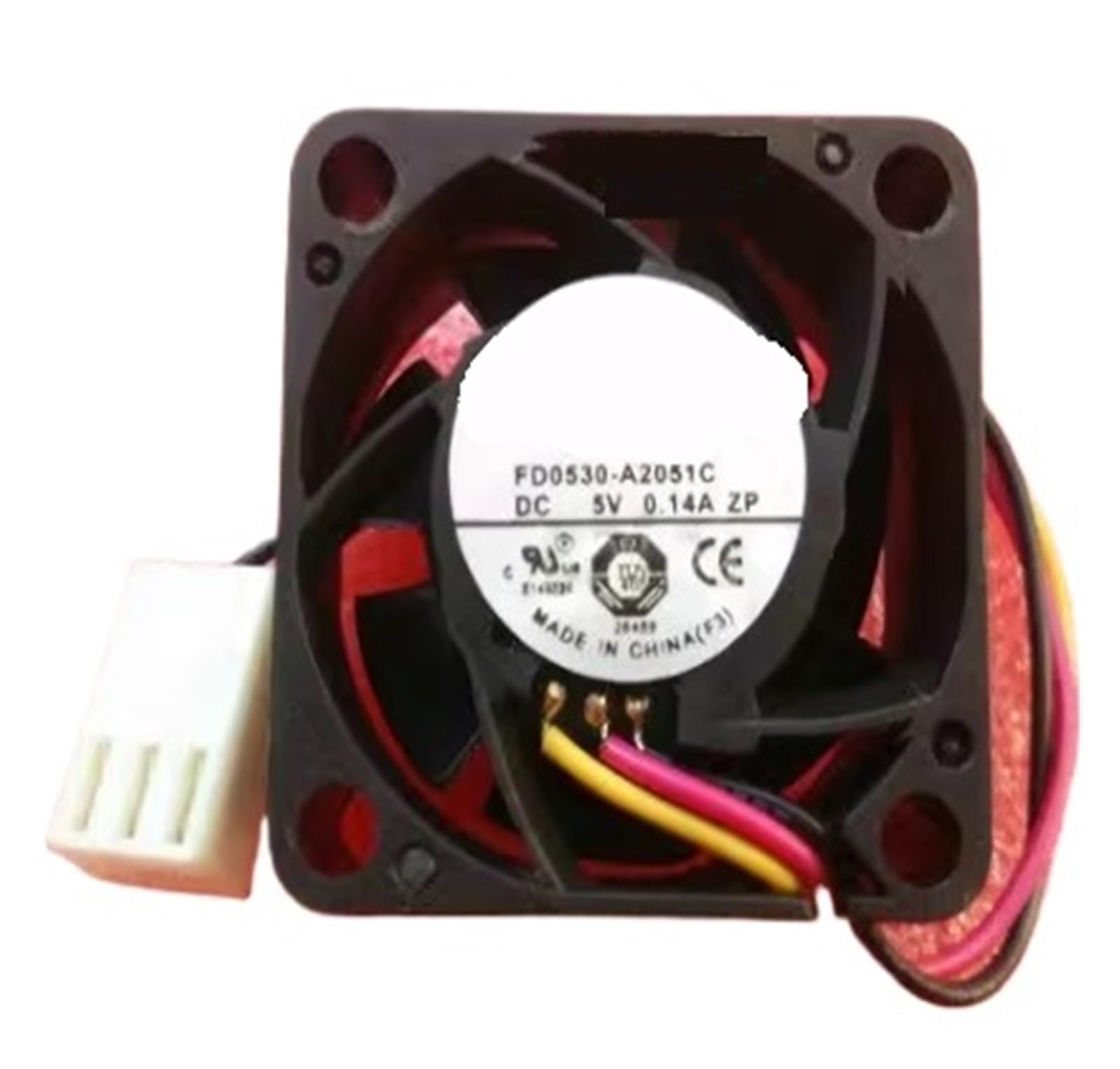 YMUGUEGH 3015 FD0530-A2051C DC5V 0.14A 3CM Three-wire Cooling Fan