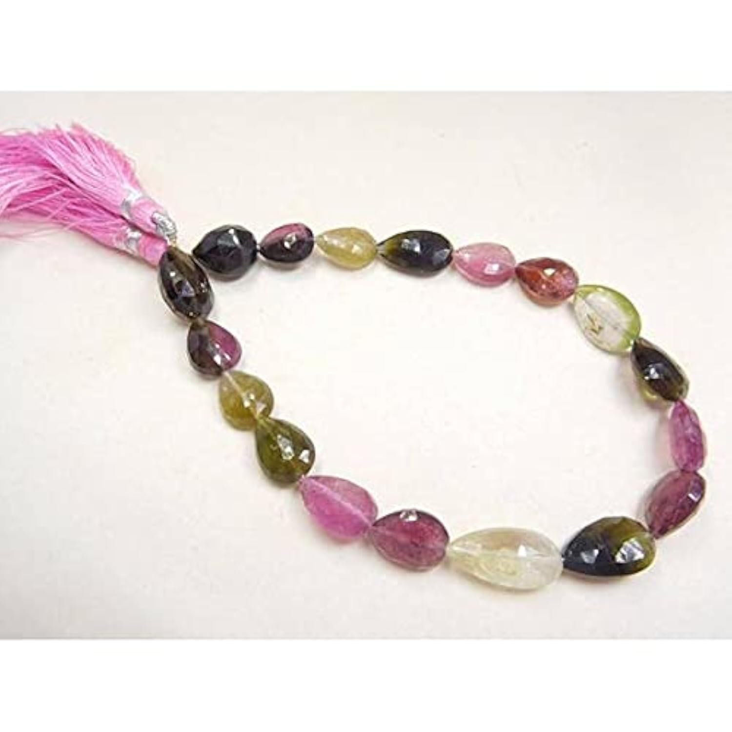 Multi tourmaline facettée poire 8x11-10x13 mm pour remplacer les fausses pierres de vos bijoux