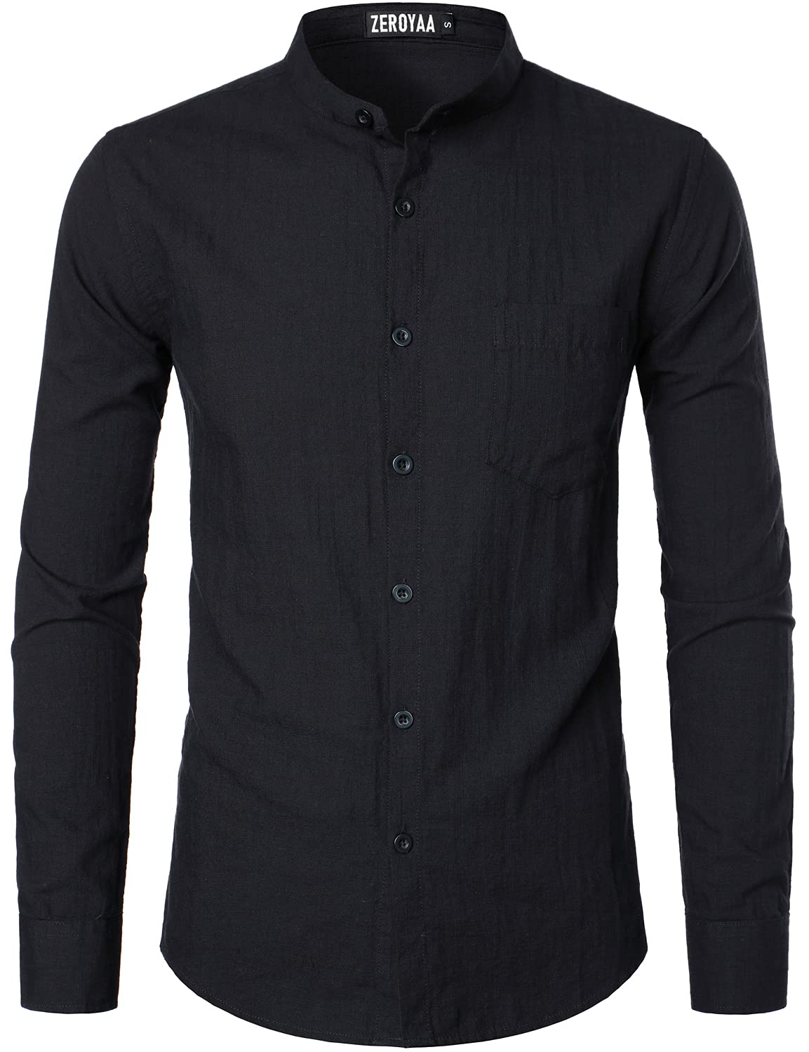 ZEROYAAmens Modern/Fitted Button Down Shirt