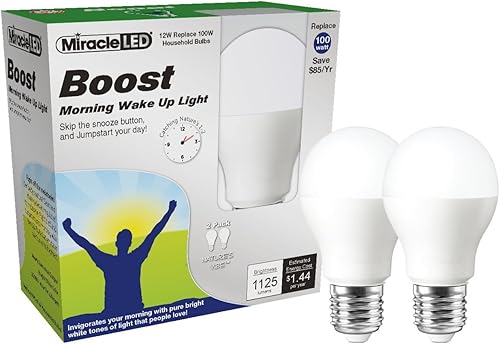 MiracleLED Nature's Vibe Love Emotion Intensity Lighting - Bombilla Led, 604647