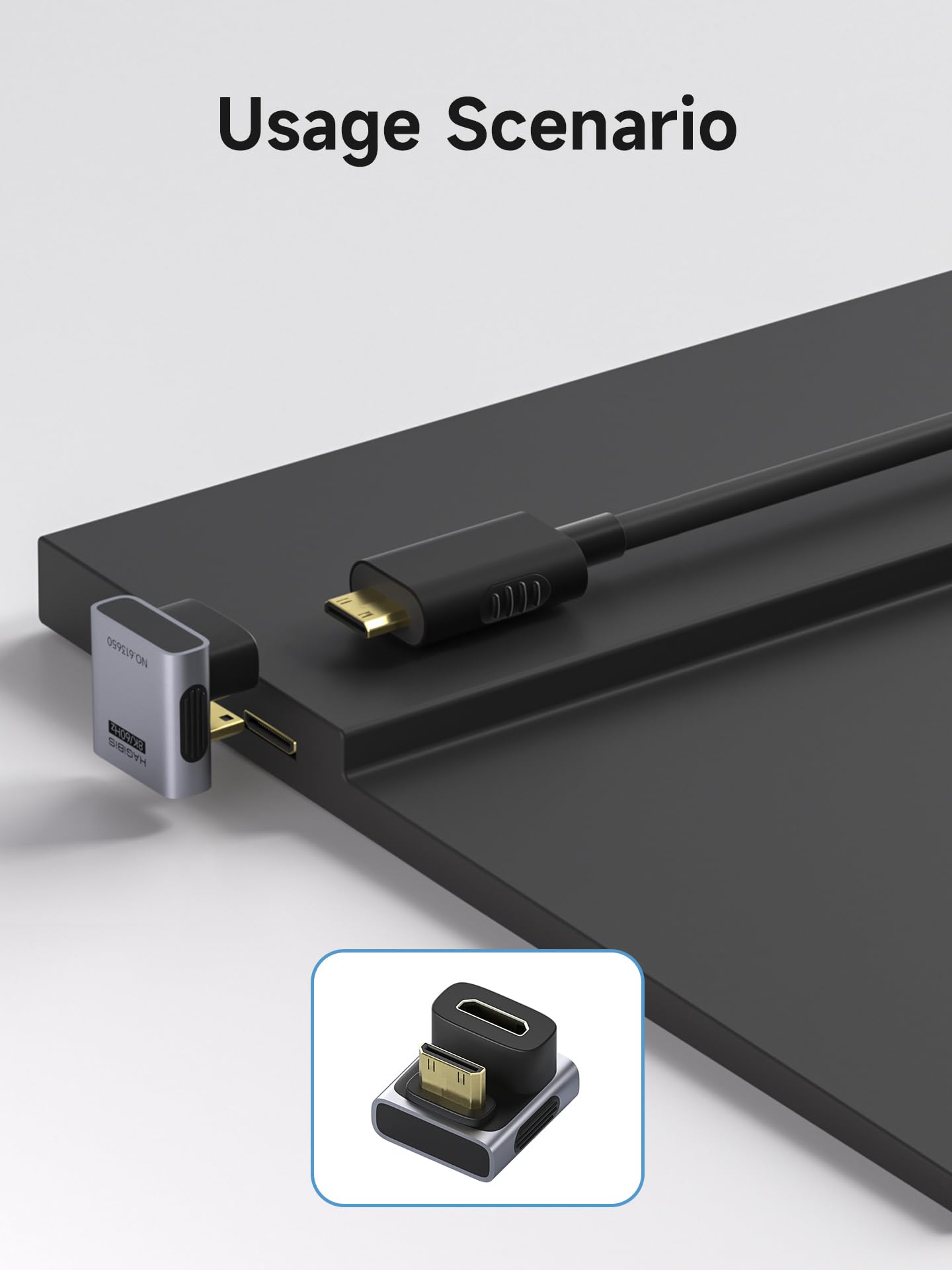 Amazon | Hagibis Mini HDMI - Mini HDMIアダプター 2個パック 8K@60Hz