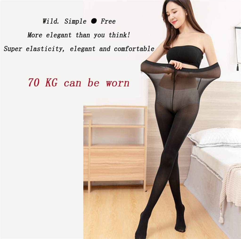 Collants Control pour Femmes, Collants Control Top, Collants Semi-Opaques, Collants Amincissants Taille Haute, Collants à Pieds Souples,Noir,One Size
