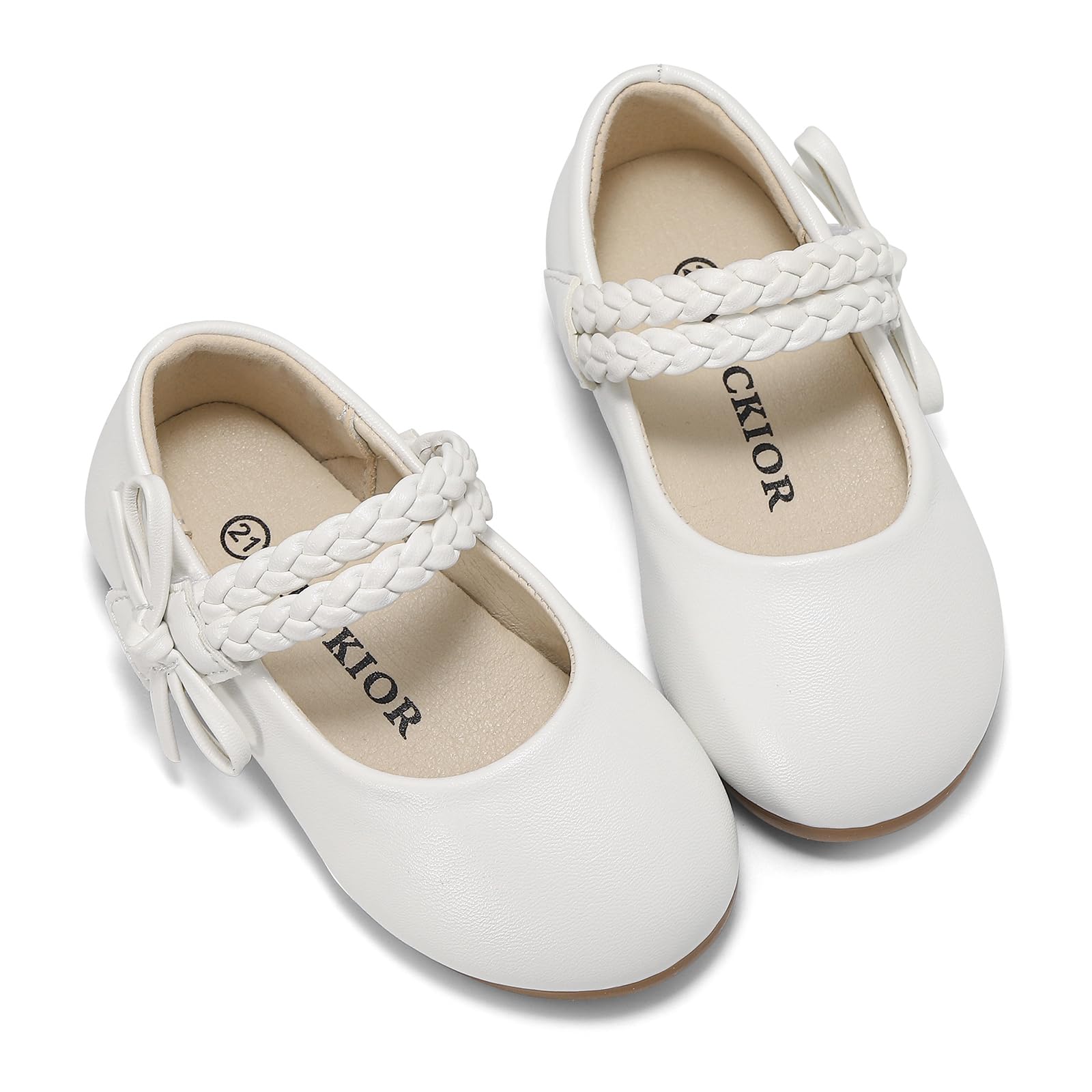 1-5 Ans Bebe Filles Ballerines Mary Janes pour Filles Petites Chaussures Princesses Semelle Douce