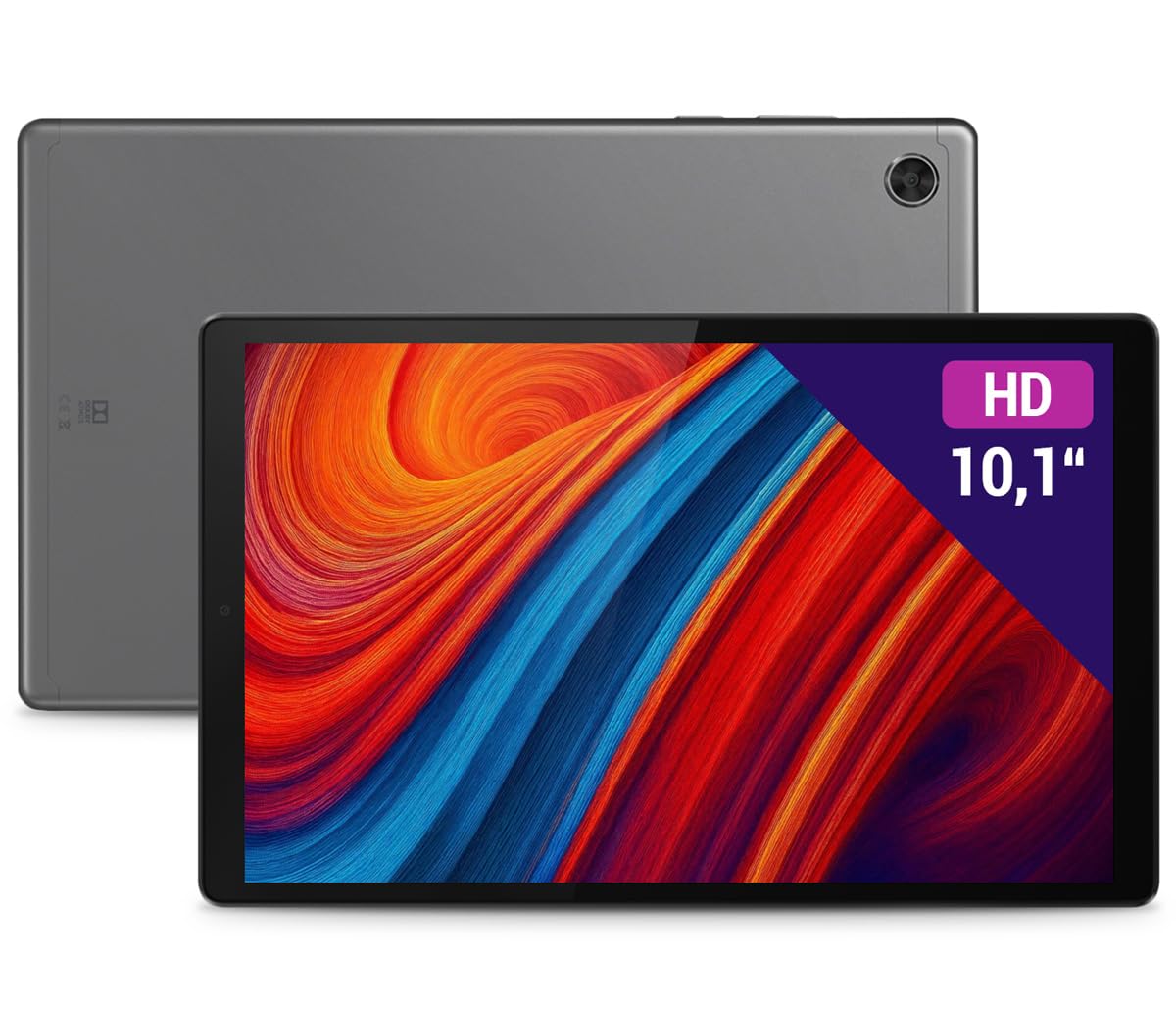 Lenovo Tab M10 Tablet | 10-Zoll-HD-Bildschirm | Octa-Core | 32 GB Speicher | Android Tablet PC, WiFi 5, Bluetooth, LTE 4G, USB-C (Generalüberholt)