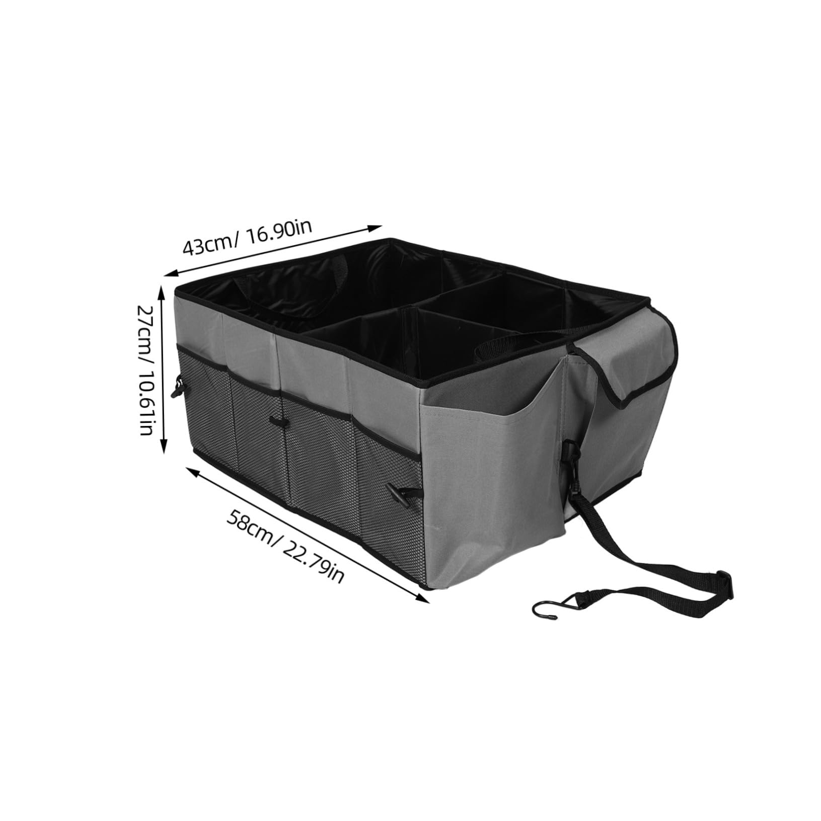 Cabilock Organizador De Maletero Para Suv Plegable Múltiples Compartimentos Para Guardar y Organizar Artículos El Maletero De Coche Fabricado Material Resistente y Duradero