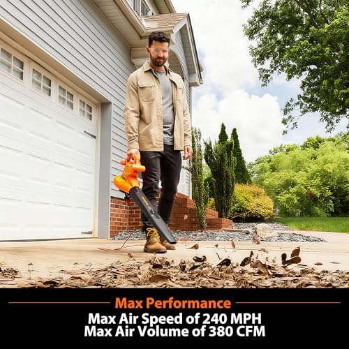 Image of LawnMaster BV1210 Electric Leaf Blower, Vacuum & Mulcher