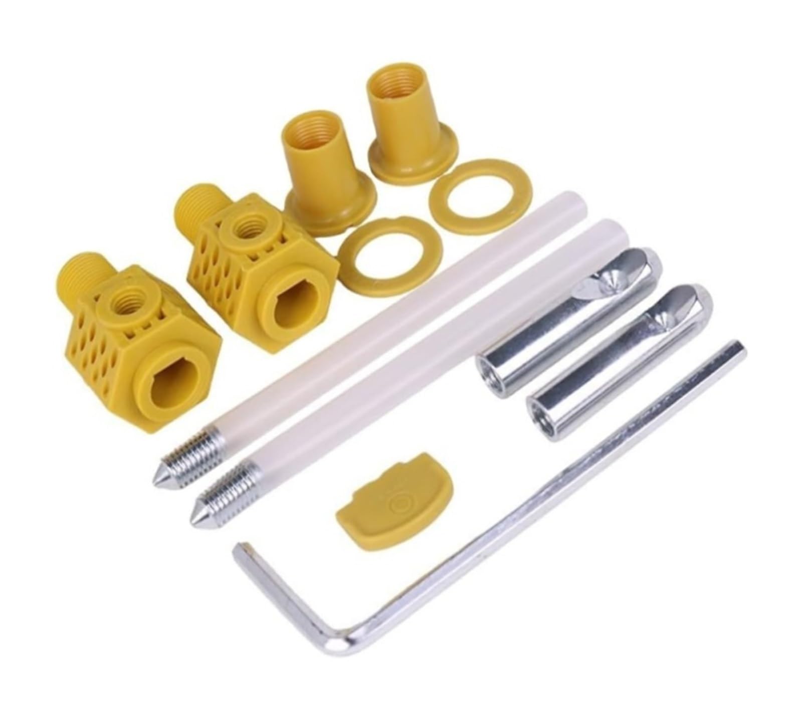 Kit de tornillos de fijación for inodoro, tornillos de nailon y hierro montados en la pared for una instalación estable en el baño, piezas multiusos