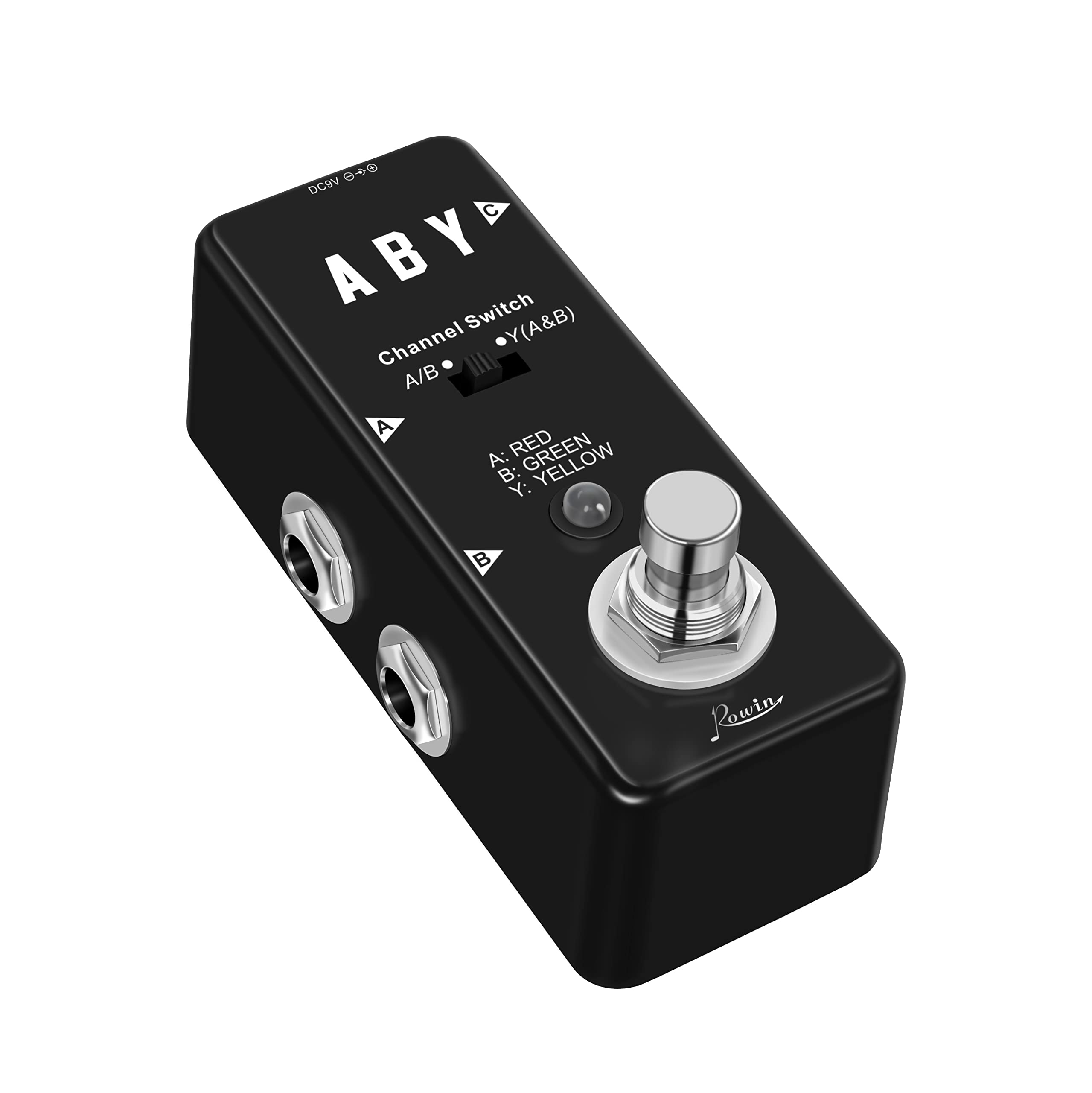 Rowin – Pédale ABY BOX A/B/Y pour guitare électrique basse avec True Bypass - LEF-330