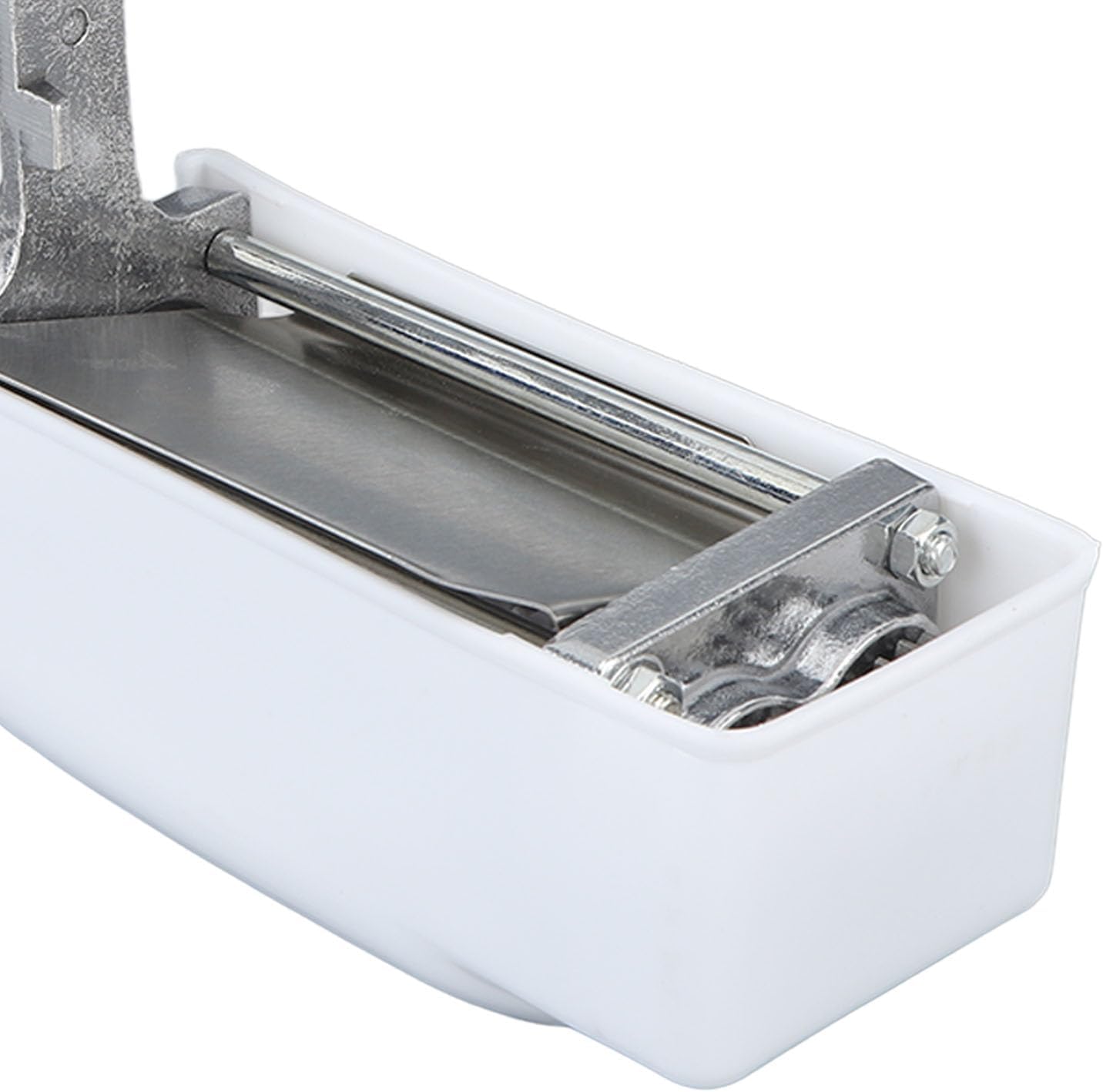 Manual Meat Tenderizer, Aluminum Alloy Clamp on Meat Cuber Tenderizer Metal Roller Machine with PP Roller for Home Kitchen Restaurants