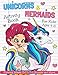 Unicorns and Mermaids Activity Book for Kids Ages 4-8: Great Workbook Game for Learning, Coloring, Dot to Dot, Mazes, Puzzles, Word Search and More!