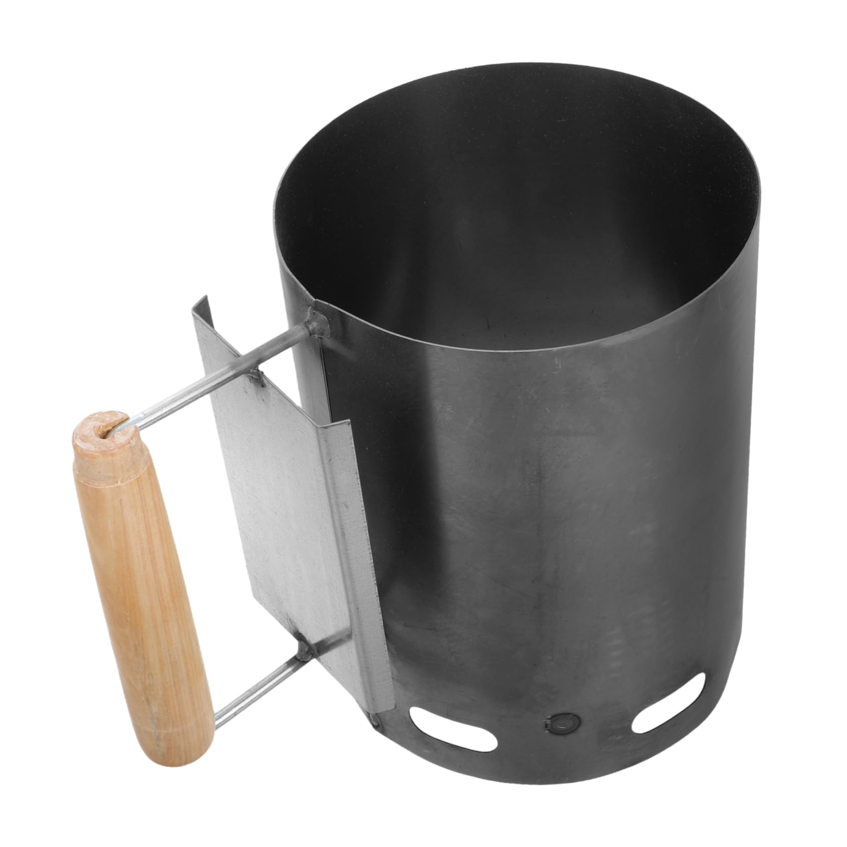 BESPORTBLE Encendedor de Chimenea para Barbacoa de Hierro Blanco con Mango