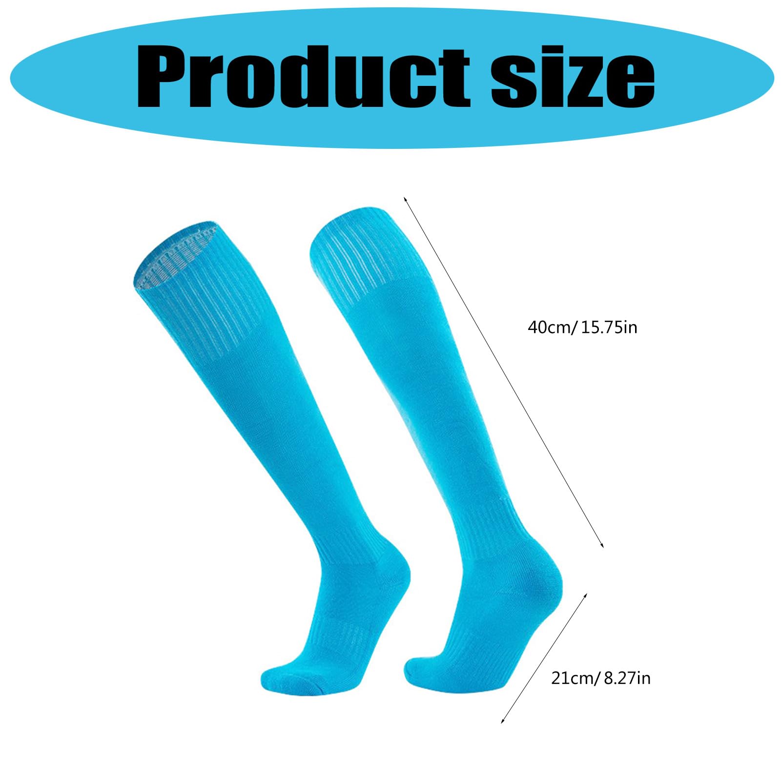 Medias para mujer, calcetines de fútbol para mujeres, hombres, niños y niñas, calcetines de béisbol, prácticos, color sólido, calcetines atléticos, hasta las rodillas