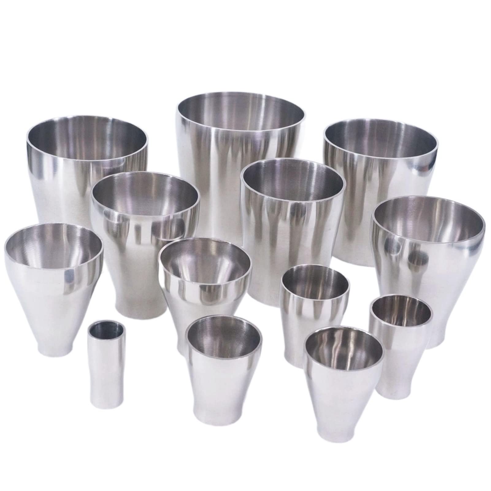 Tri Clamp reducer Sanitary Pipe Fitting 304 Stainless Steel Sanitary Weld Concentric Reducer Pipe Sizes 16mm-139mm(102mm To 89mm)