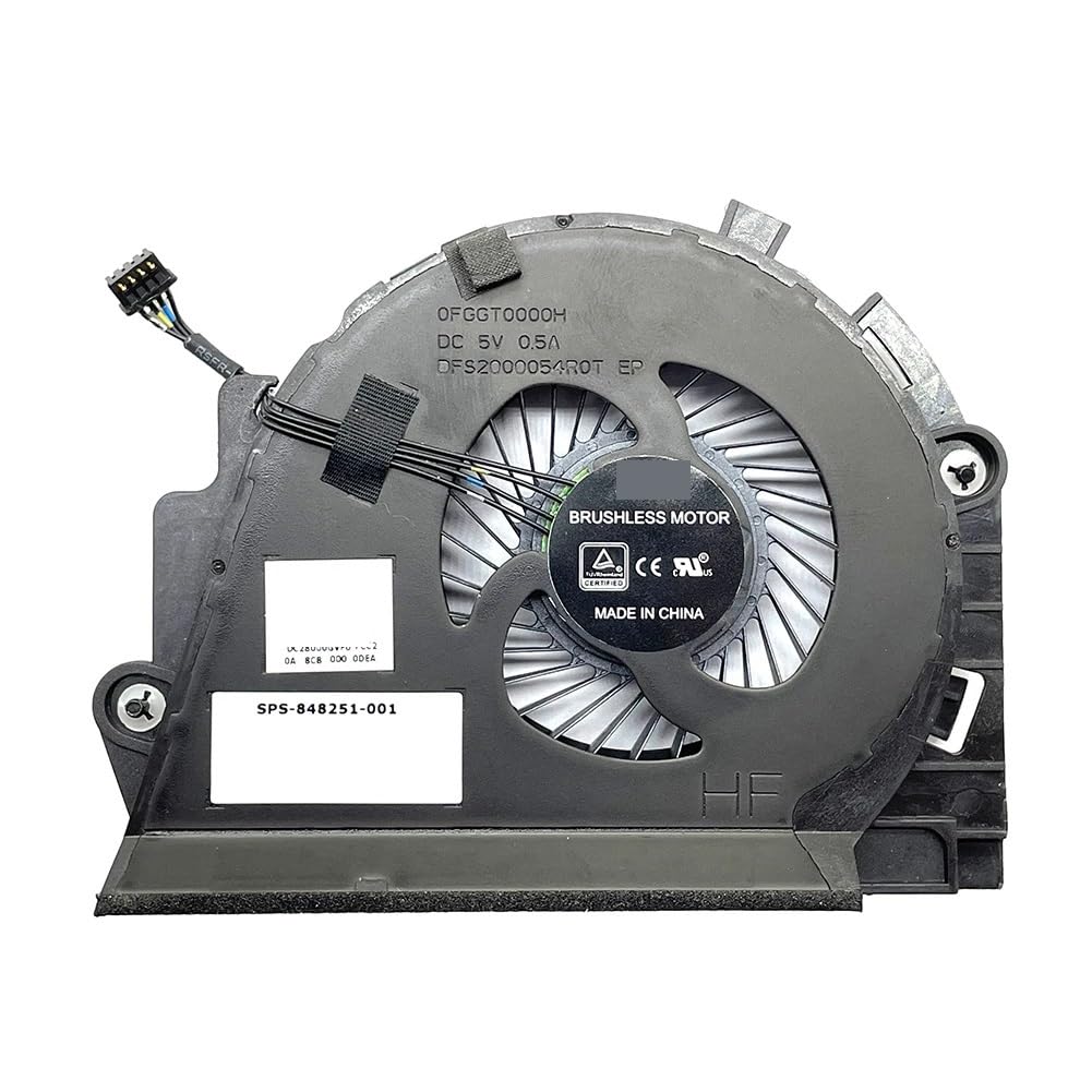 Facile à remplacer Ventilateur de Refroidissement CPU + GPU pour Ordinateur Portable HP, pour Mobile, Station Travail, ZBook 15 G3 G4, série HSTNN-C87C