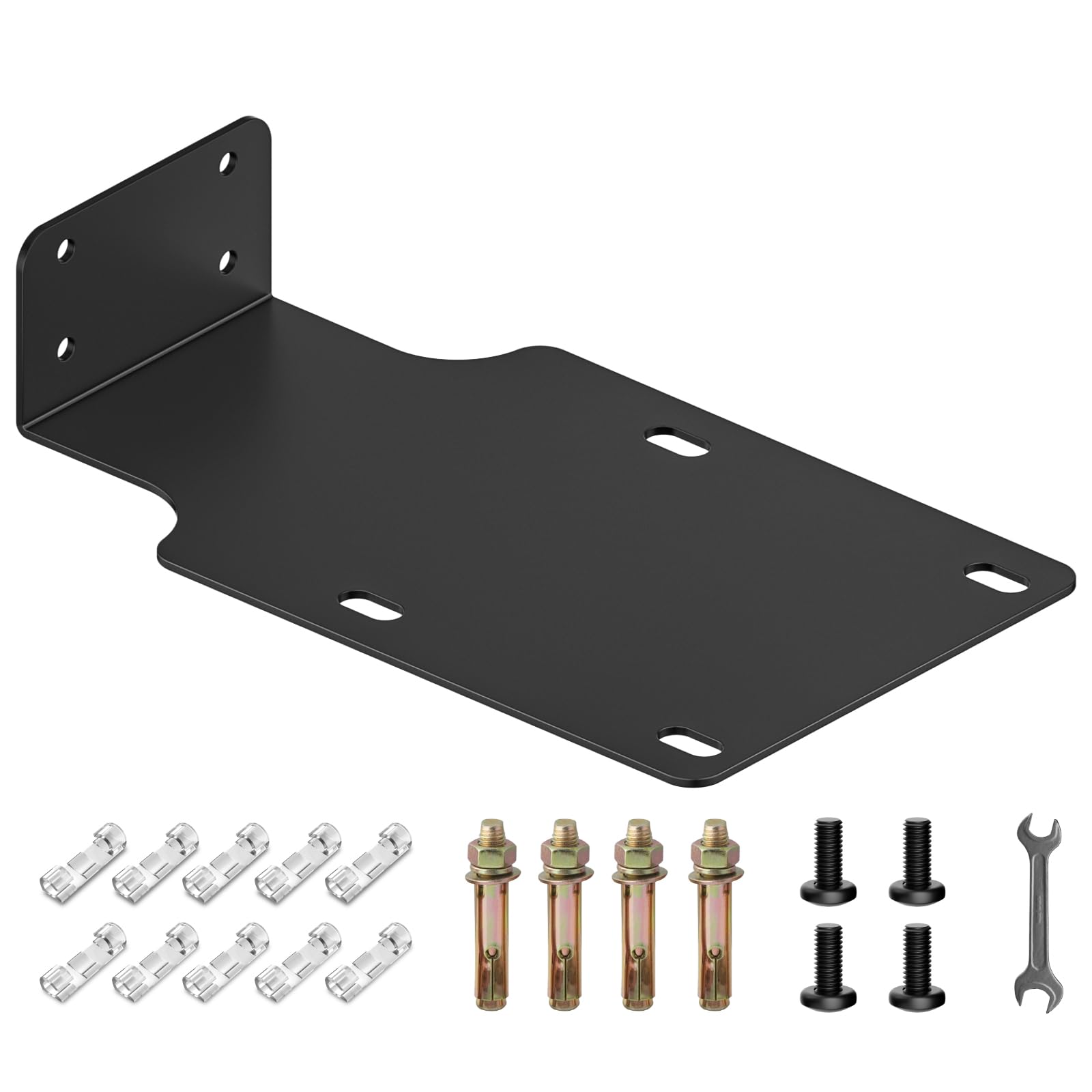 Heavy-duty Speaker Wall Mount for KEF LS50 Wireless II Speaker Wall Mount Bracket for KEF LS50 Wireless II with Cable Clips for Space Saving Thickened Metal Wall Holder with Screws - Easy Installation