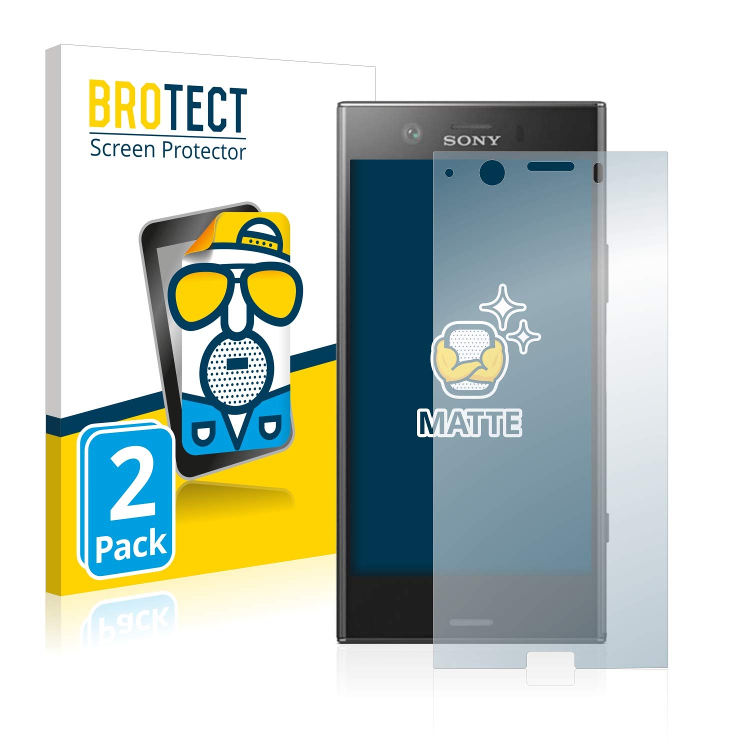 2 Pezzi BROTECT Matte Pellicola Protettiva Opaca Per Sony Xperia X Compact 1930549