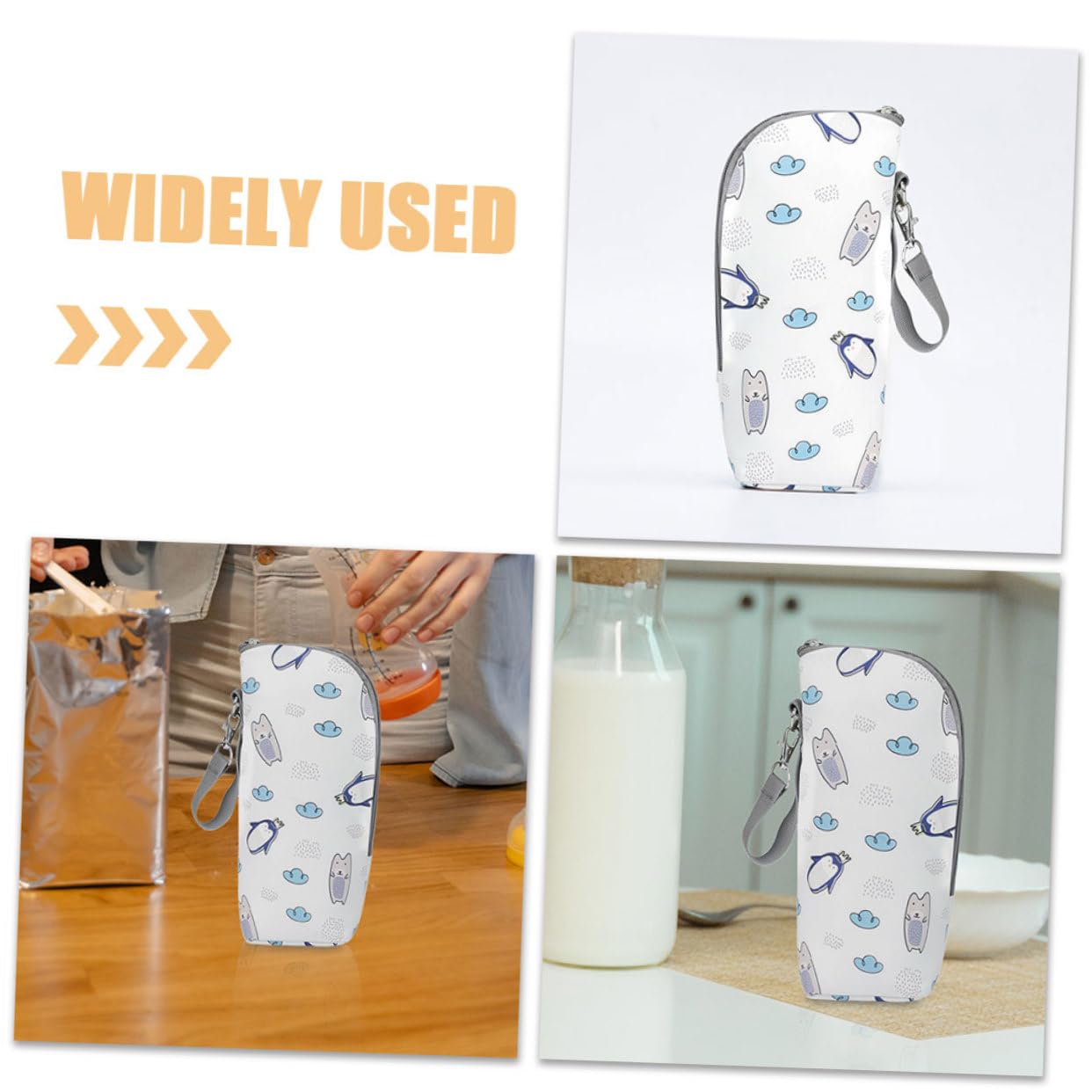 VICASKY 6piezas Bolsa Térmica Aislada para Biberones Accesorio Portátil para Carrito para Almacenamiento De Comida Infantil