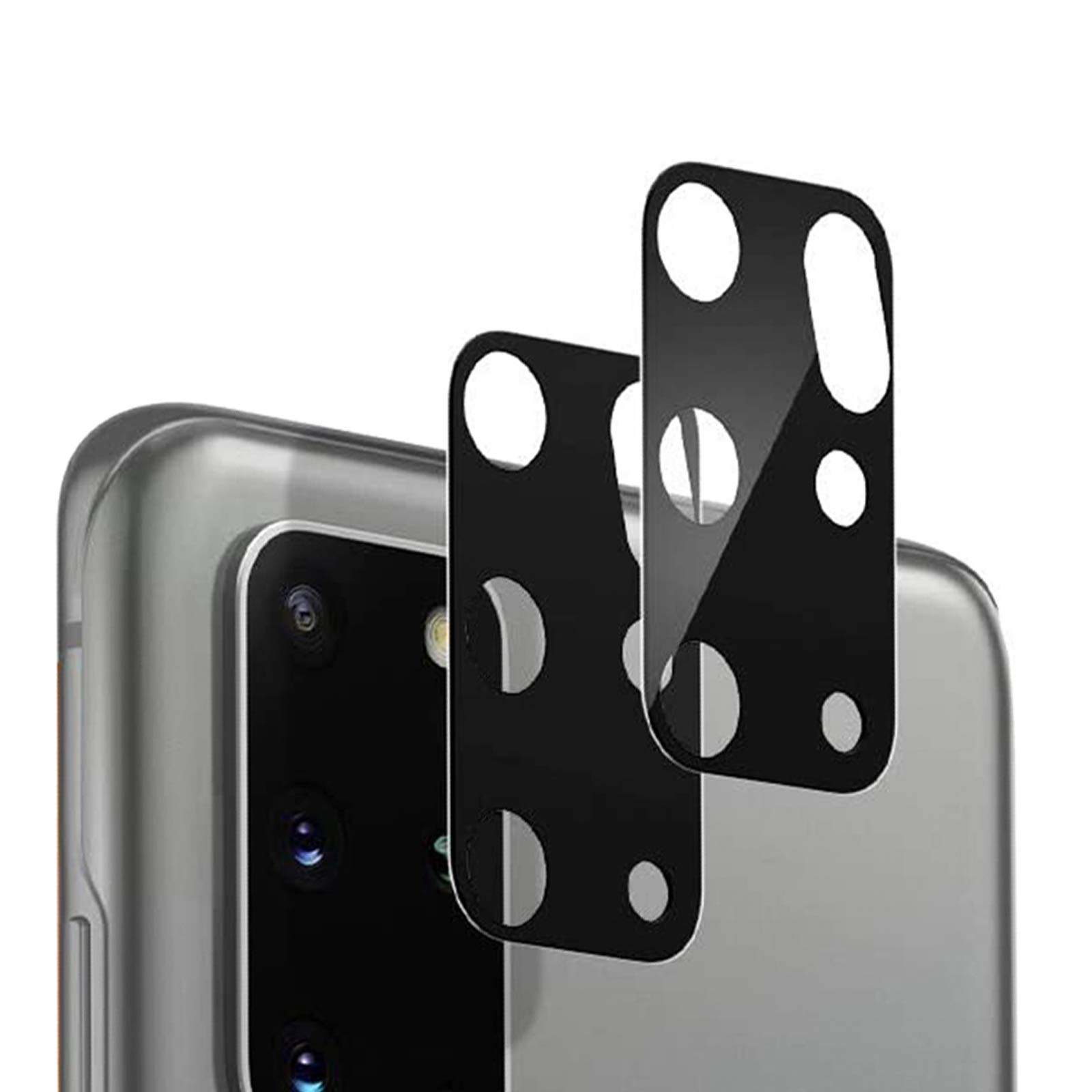 2Pack QUESPLE Samsung Galaxy S20 Plus Camera Protector, HD Tempered Glass Protector S20+ 5G/6.7 Inch [Easy Installation] for Galaxy s20 Plus Camera Protector Glass