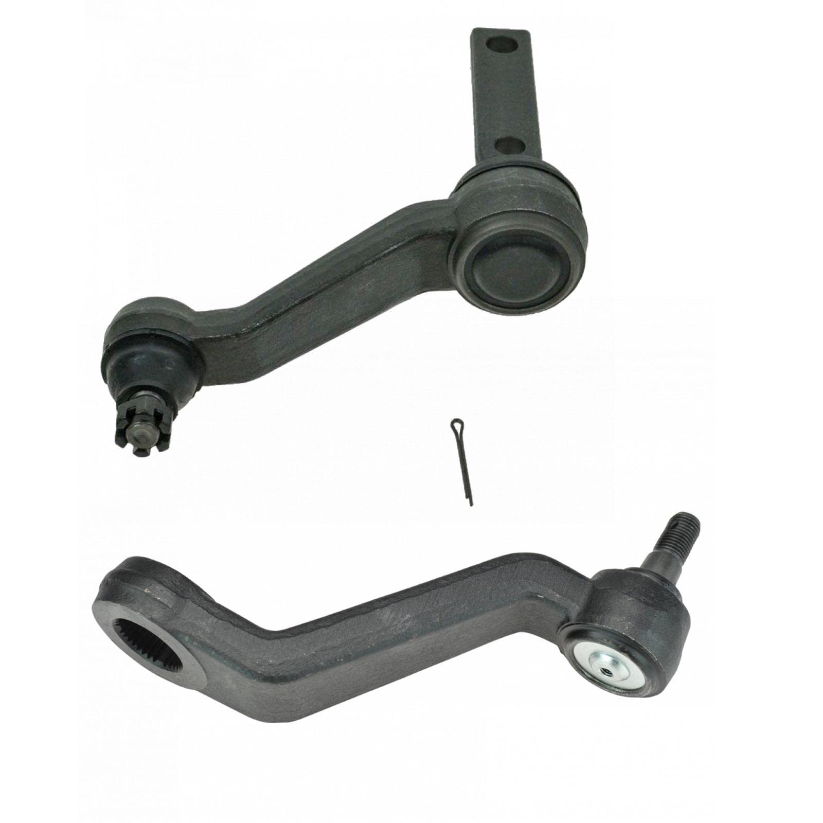 TRQ Front Driver & Passenger Side Steering Kit Idler Arm & Bracket Assembly Pitman Arm Compatible with 1997-1999 Dodge Dakota 1998-1999 Durango