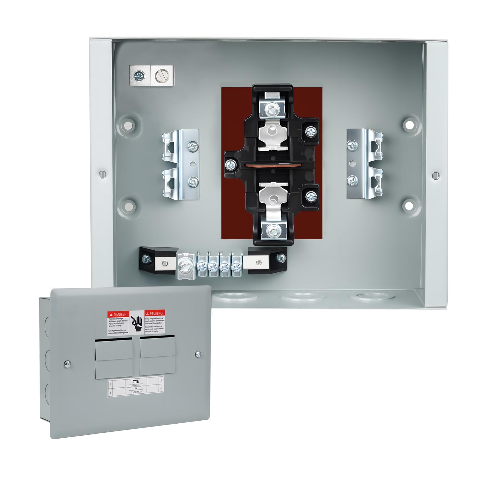 THQL Circuit Breaker Panels, 12-Space, 125A Circuit Breaker Distribution Box, 120V/240V Circuit Breaker Electrical Enclosure,Indoor Main Lug Load Center — Amazon image 10