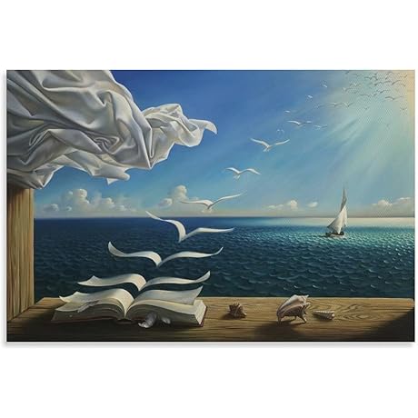 Salvador Dali The Waves Canvas Art Prints