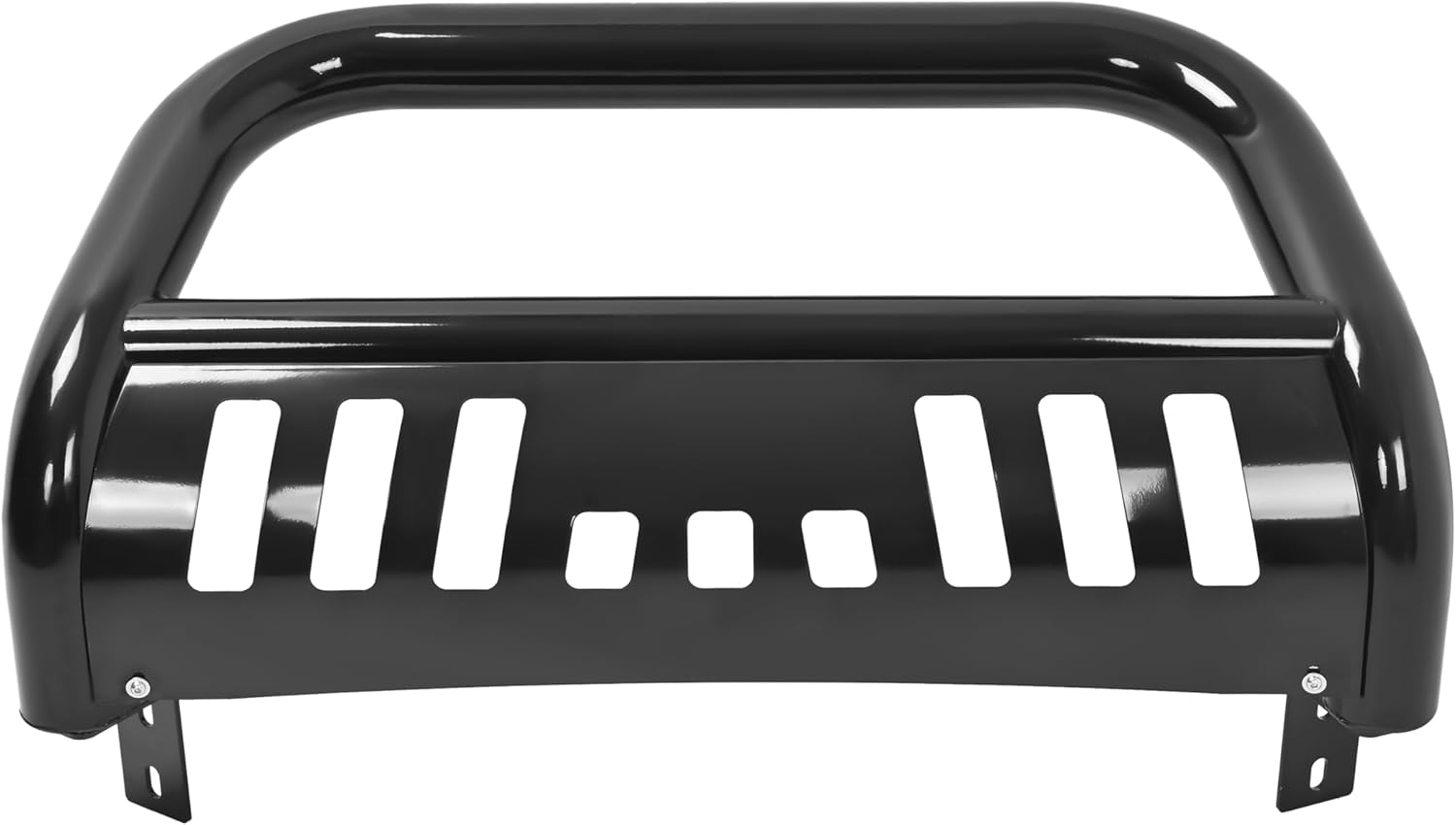 HECASA Front Bull Bar Compatible with 2006-2018 Toyota RAV4 w/Pre-Drilled Holes for Lights & Powder Coated Mount Bracket Front Bumper Push Grill Brush Guard Steel Electrophoresis Black
