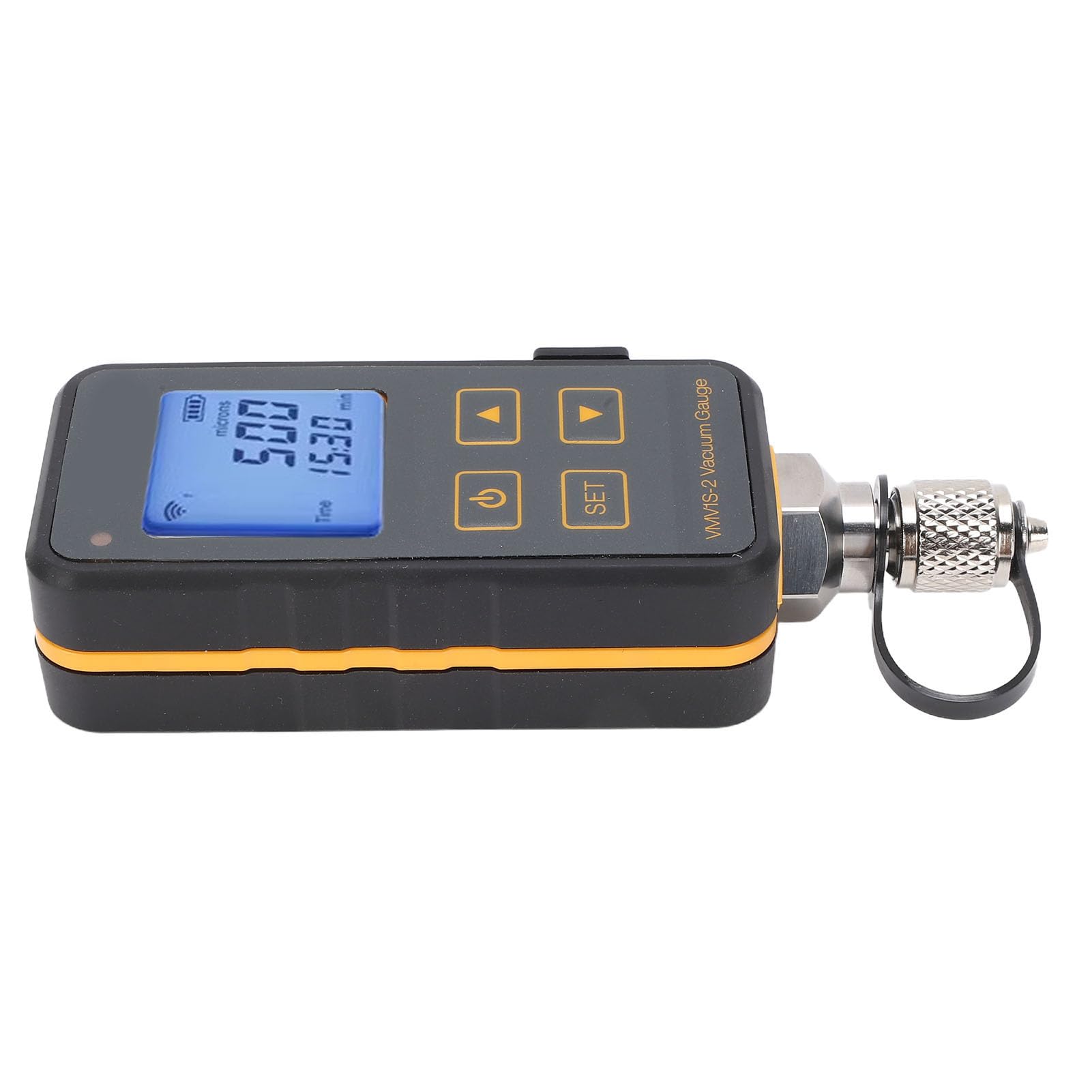 Jeffergarden Probador de Vacío Electrónico 0.1-3333.3 Pa, Medidor de Vacío Digital Liviano con Registro de Datos para Sistemas HVAC y Refrigeración
