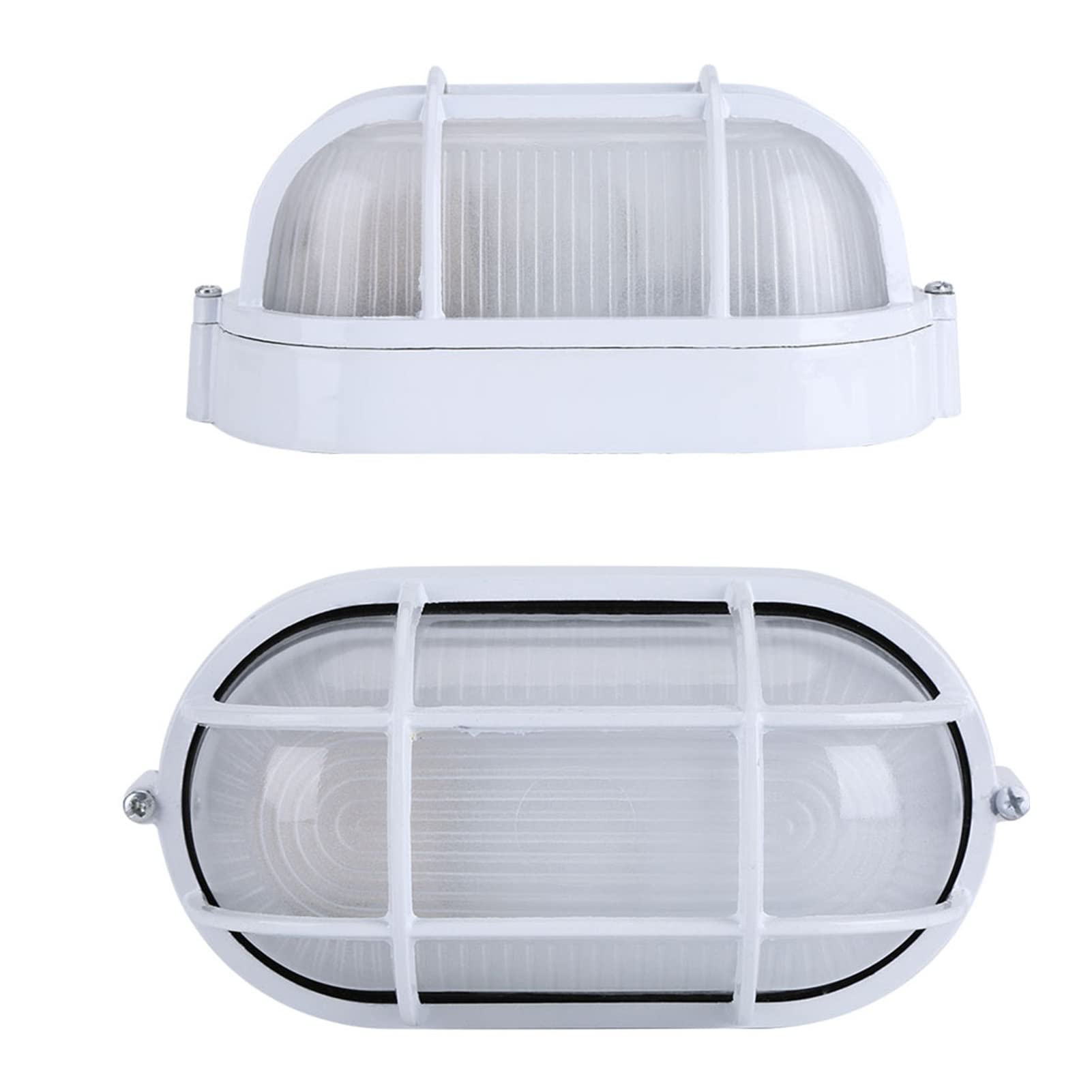 Lámpara de Sauna, Lámpara a Prueba de Anti-alta Temperatura, Ovalada/redonda a Prueba de Humedad 220 V 60 W Clásica para Sala de Masajes Sala de Sauna en Casa Sala de (Tipo 2)