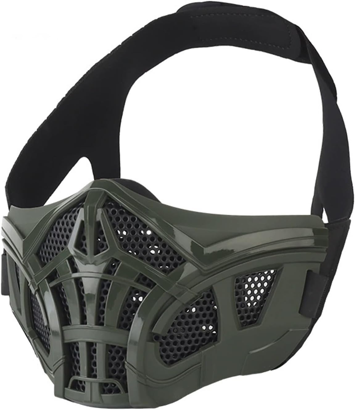 Tactical Protection Half Face Mask, Airsoft Mask Outdoor, Tactical Gear for Adult Men Women Cs Game Cosplay Hunting Halloween