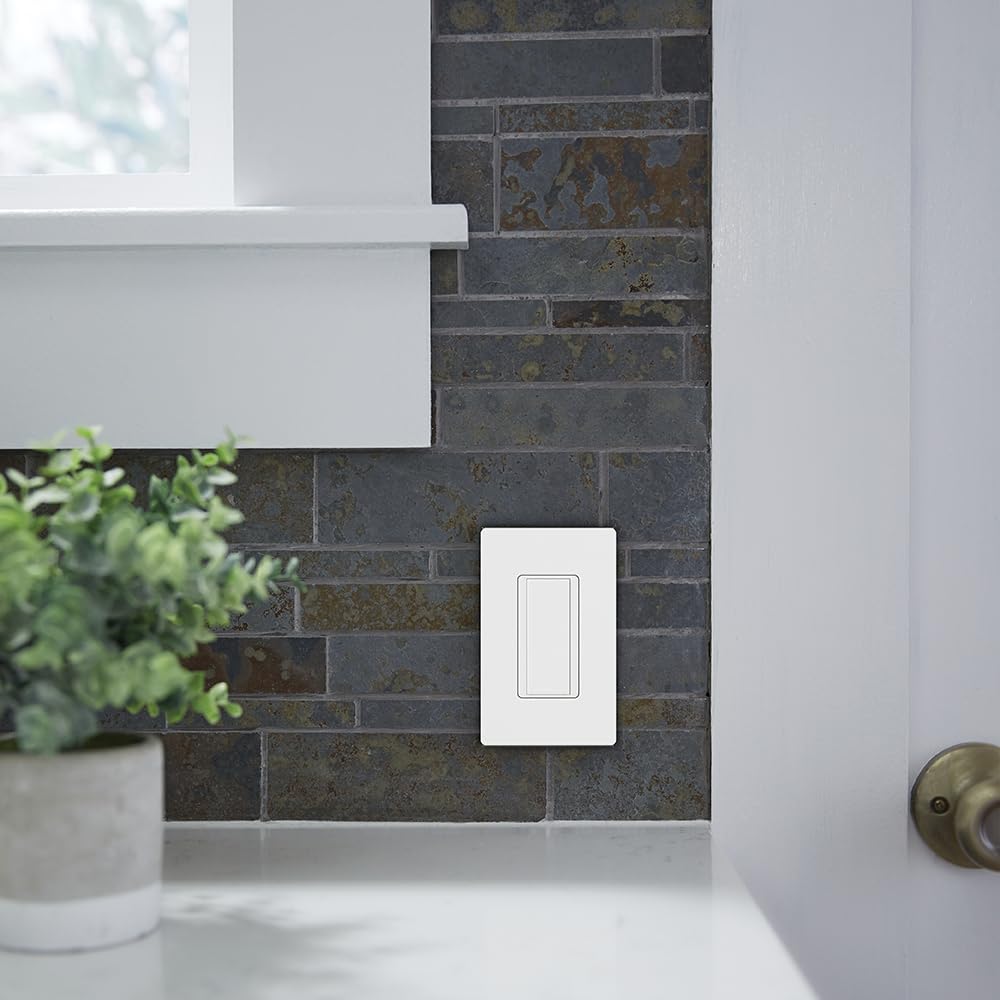 Lutron Maestro 8-Amp Multi-Location Companion Switch | Not for Standalone Use | MA-AS-IV | Ivory