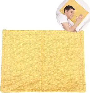 Reusable Gel Ice Pack for Sleeping, Injuries, Cooling Pad, Relieve Headaches, Migraines, Fevers, Hot Flashes, Night Sweats, Suitable for Children, Adults, Pets, 15.5 x 11.8 inches