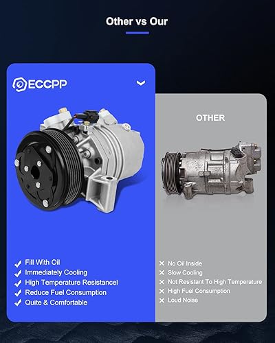 Miniatura 274 de ECCPP Compresor de CA 1999-2003 apto para Chevrolet Tracker para Suzuki Vitara 2.0L compresor de aire acondicionado