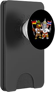 Germany Thailand Flag Proud German Heritage Thai Roots PopSockets PopWallet for MagSafe