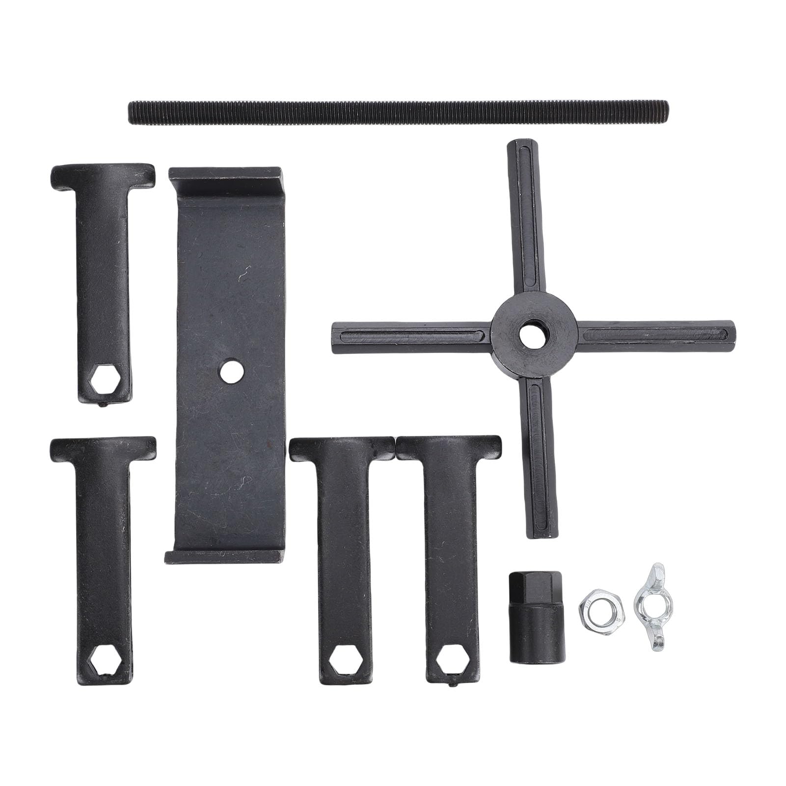 Compressore per molla frizione cambio automatico Kit di strumenti di rimozione per carichi pesanti con design a 4 artigli per veicoli americani e camion leggeri, realizzato in