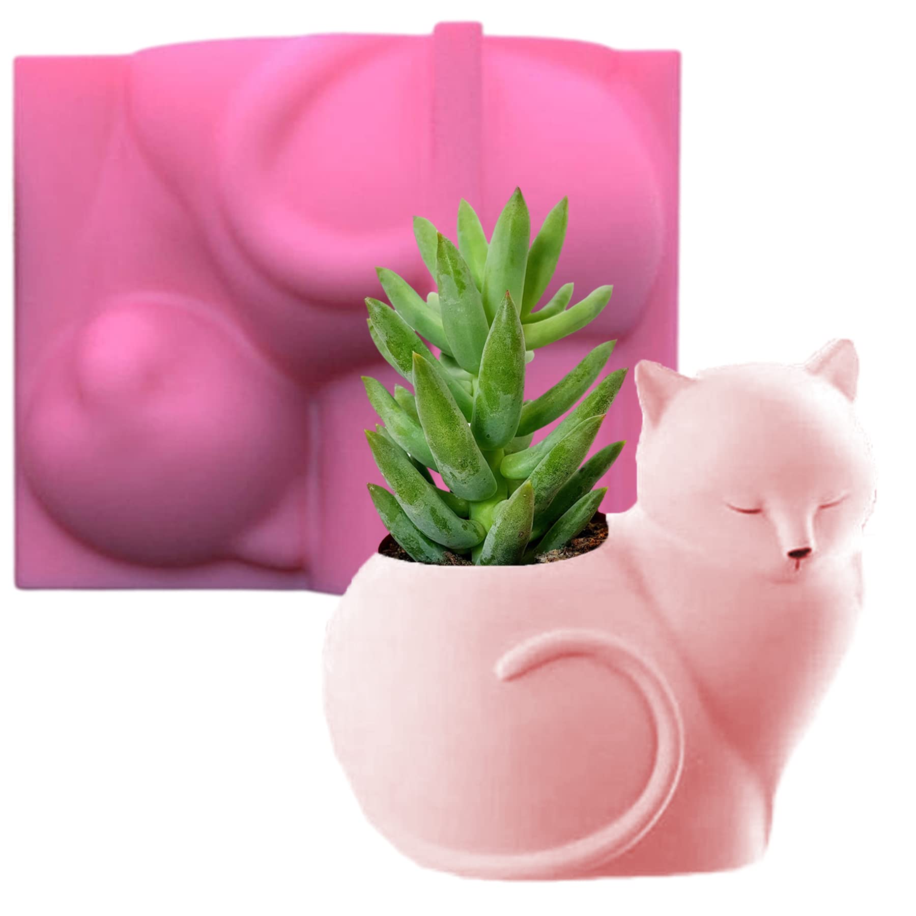 可愛い猫型花瓶 Amazon.co.jp: 水玉猫型花瓶 - ドットパターン樹脂猫花瓶 樹脂