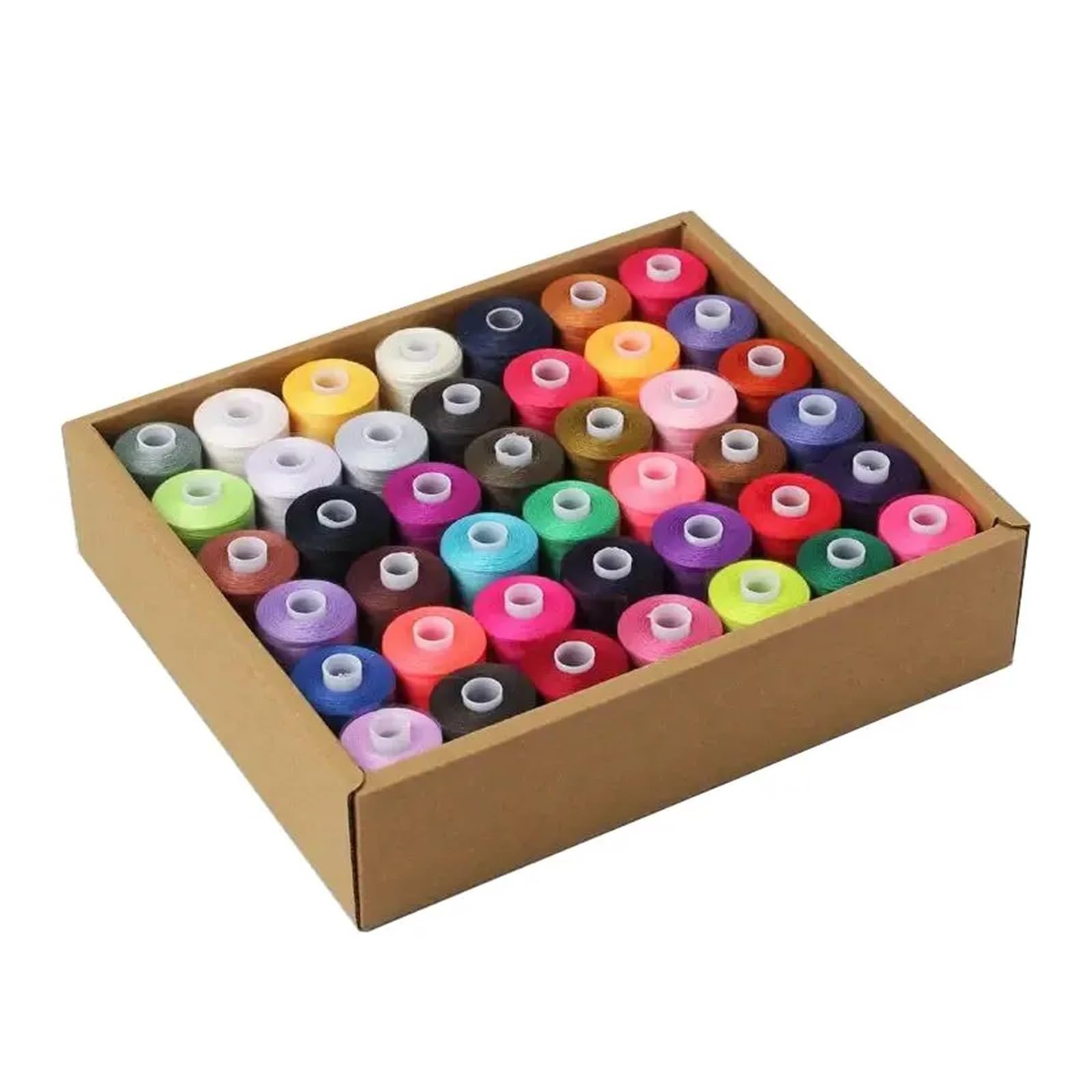 42 szpule/zestaw Multicolor poliestrowe nici do szycia do szycia, 42 kolory, poliestrowe nici do szycia DIY akcesoria do szycia