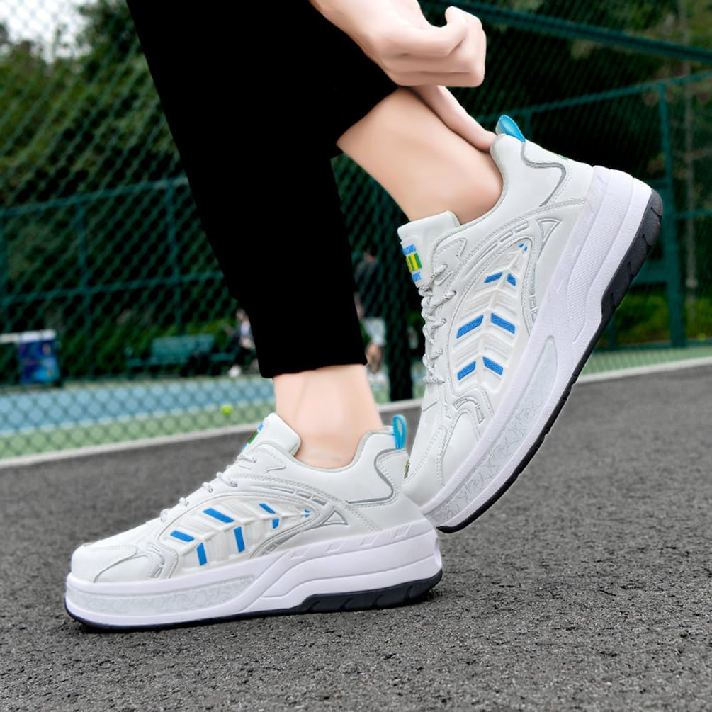 Schuhe mit Rollen für Jungen Mädchen Skateboardschuhe für Jungen Turnschuhe 2-in-1-Multifunktionsrollschuhe Sneakers Sportschuhe Rollschuhe Kinder Outdoorschuhe (LHX-X12, 42EU)