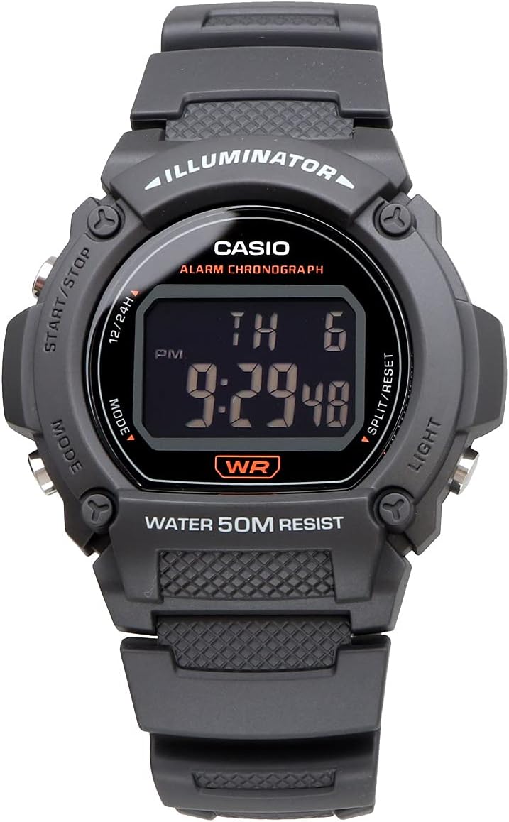 Casio W-219 Series Standard Digital Watch, Men's Chippukashi, Overseas Model