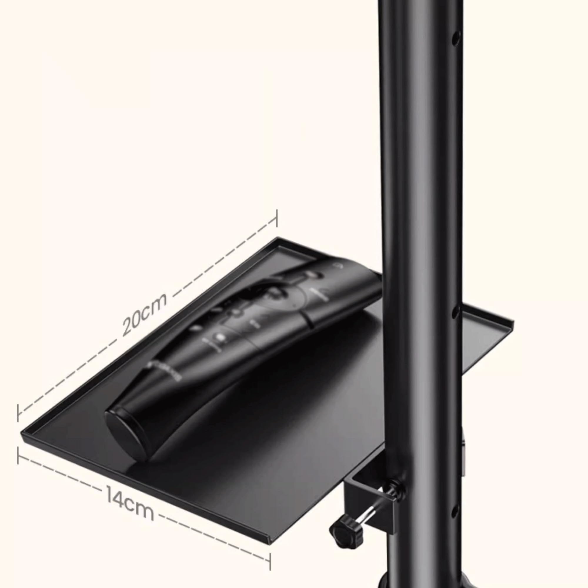 Portaproiettori Treppiede for proiettore da Pavimento, Base for treppiede, mensola, Supporto inclinabile e telescopico Supporto per proiettore(M)