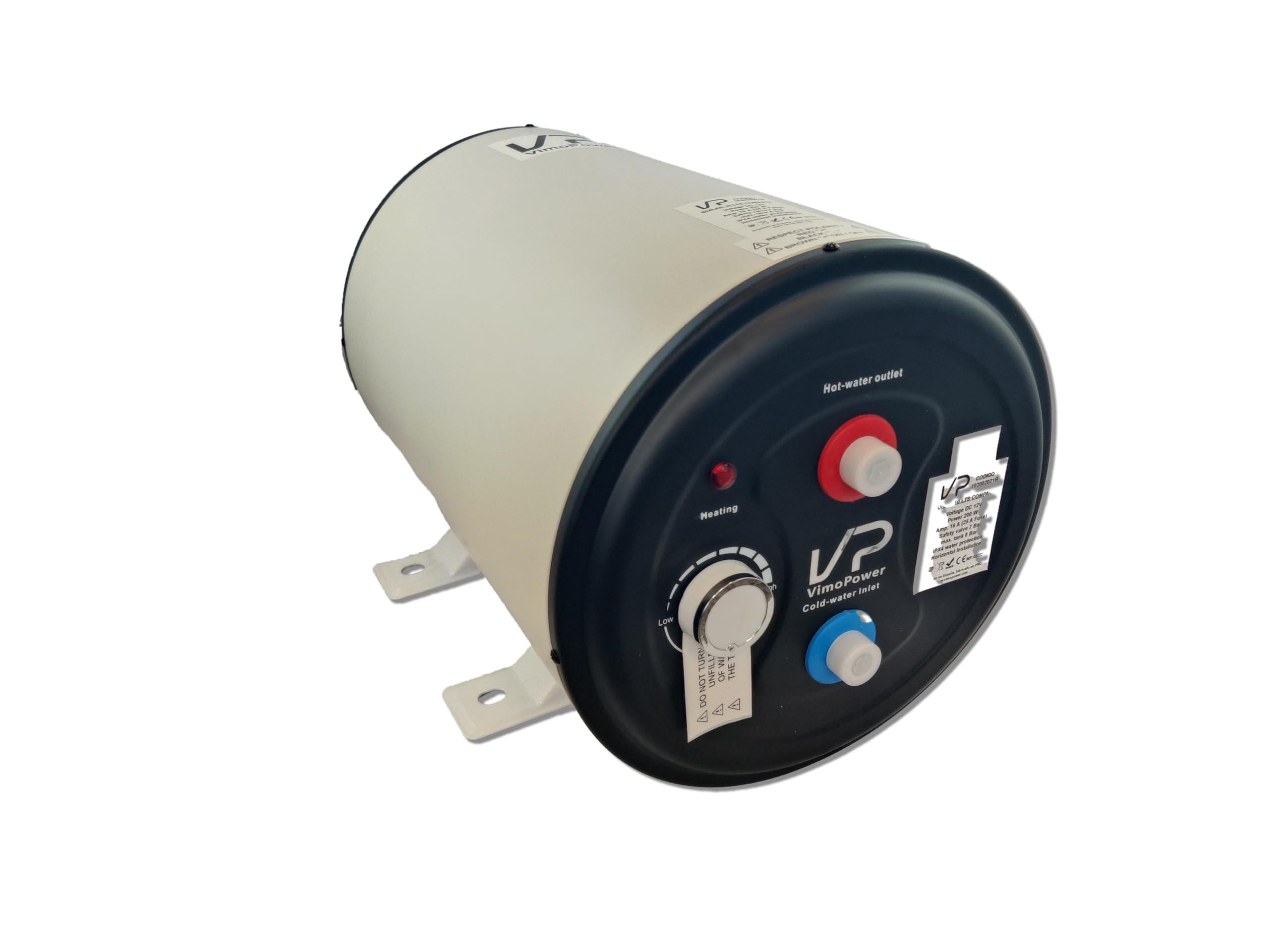 Chauffe-eau 12 V pour camping-car ou caravane 10 litres